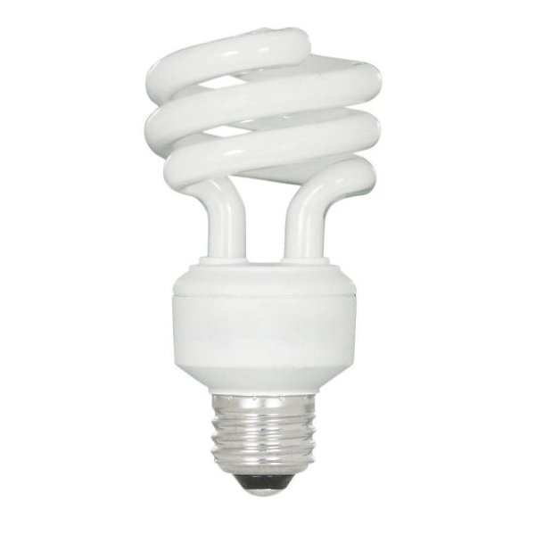 Compact Fluorescent (75W Equivalent) Soft White Incandescent Light Bulbs  (4 Pack)